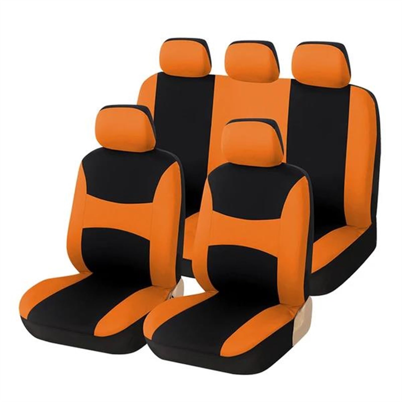 DZSQEGBX Autositzbezüge Für Lada Für Largus Komplettset Autositzbezüge Universal Fit Autositzschutz Auto Autoinnenausstattung Auto Sitzschoner(Orange) von DZSQEGBX