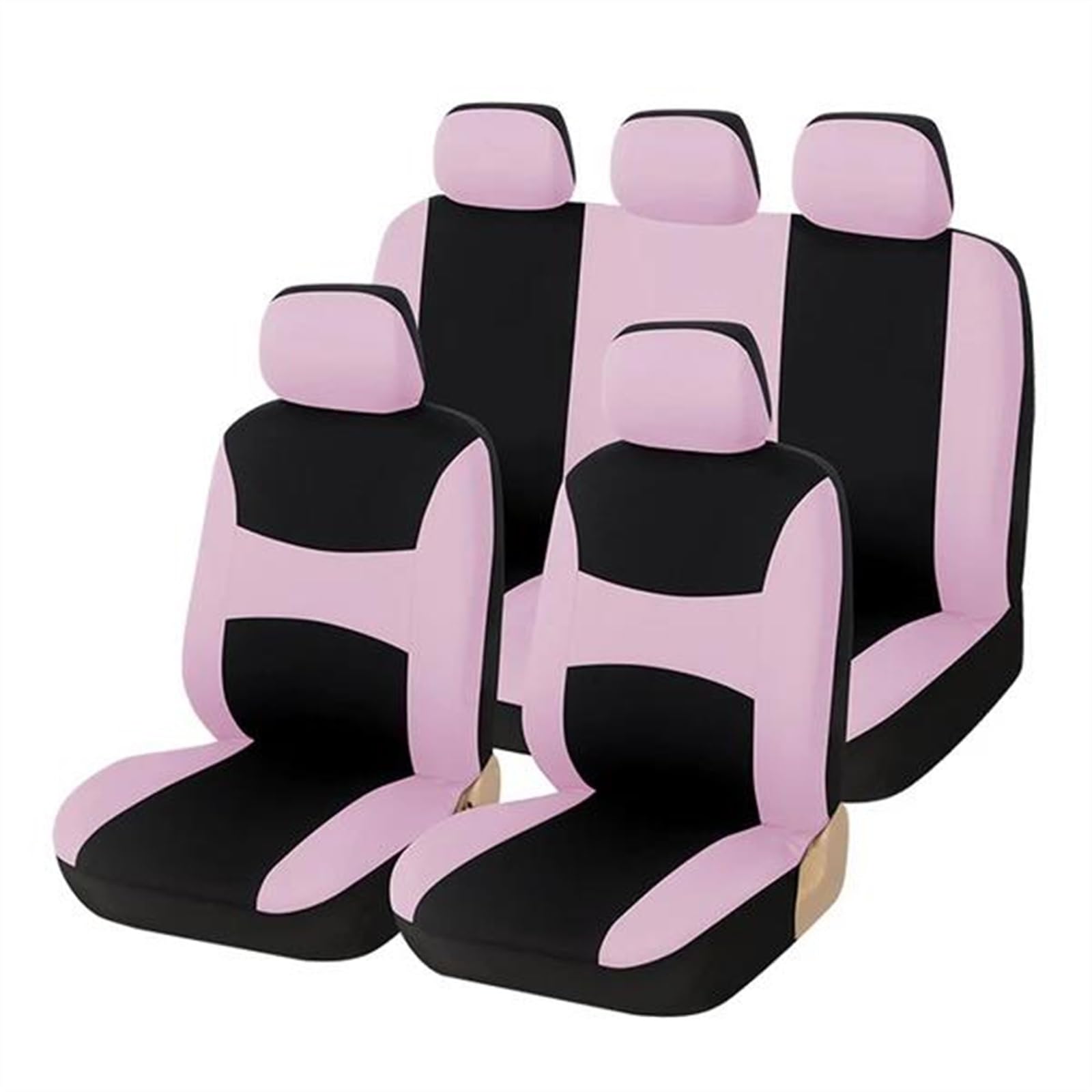 DZSQEGBX Autositzbezüge Für Lada Für Largus Komplettset Autositzbezüge Universal Fit Autositzschutz Auto Autoinnenausstattung Auto Sitzschoner(PINK) von DZSQEGBX