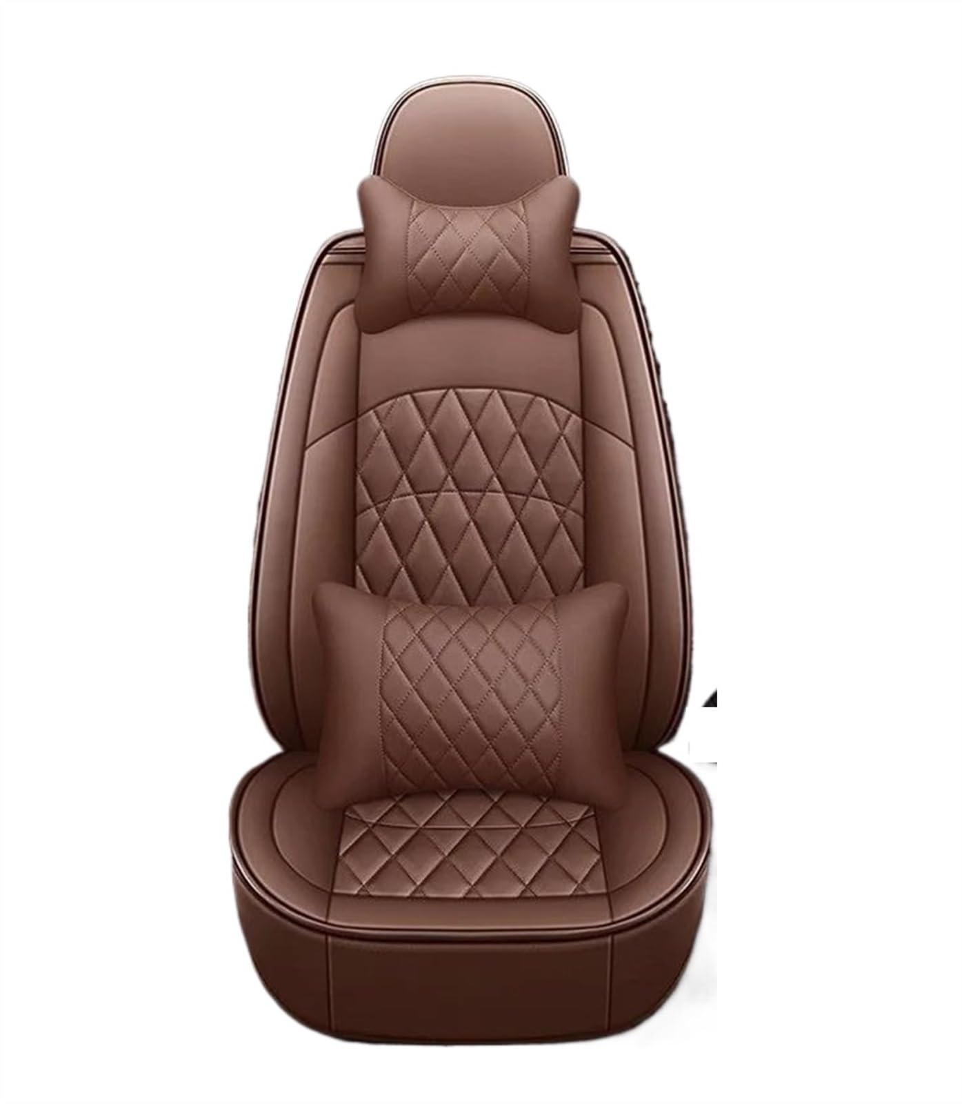 DZSQEGBX Autositzbezüge Für Mazda Alle Modell Für Cx-5 Cx-3 Mx5 626 Für Mazda 3 6 RX-7 RX-8 MX-5 Auto Zubehör Leder Auto Sitz Abdeckung Matte Auto-Styling Auto Sitzschoner(Coffee Pillow) von DZSQEGBX