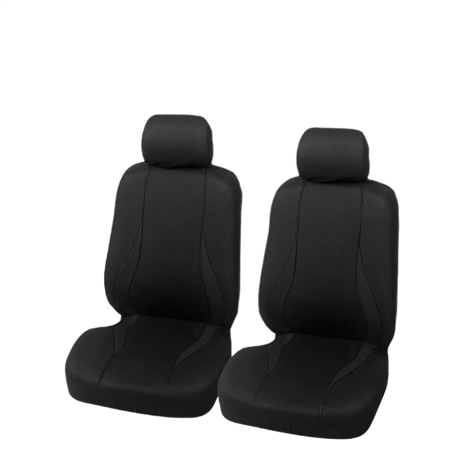 DZSQEGBX Autositzbezüge Für Suzuki Für Swift Autositzbezüge 5-Sitzer Mit Airbag-kompatiblem Universal-Autositzschutz Auto Sitzschoner(Black 2 Front) von DZSQEGBX