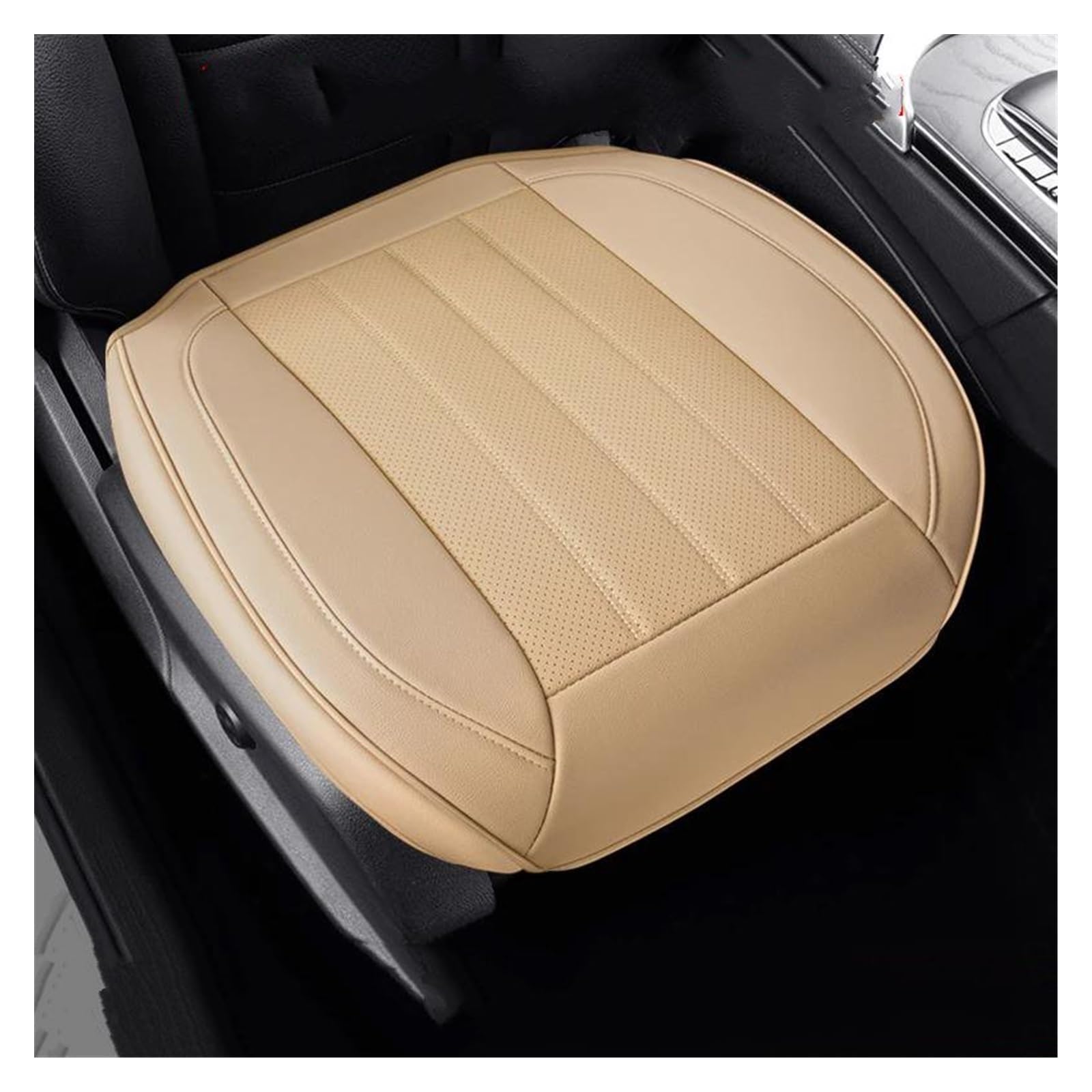 DZSQEGBX Autositzbezüge Für Volvo Alle Modelle Für S60 V40 Xc70 V50 Xc60 V60 V70 S80 Xc90 V50 C30 S40 Leder Auto Sitzkissen Kissen Auto Anti-Slip Auto Sitzschoner(5 Seats Beige) von DZSQEGBX