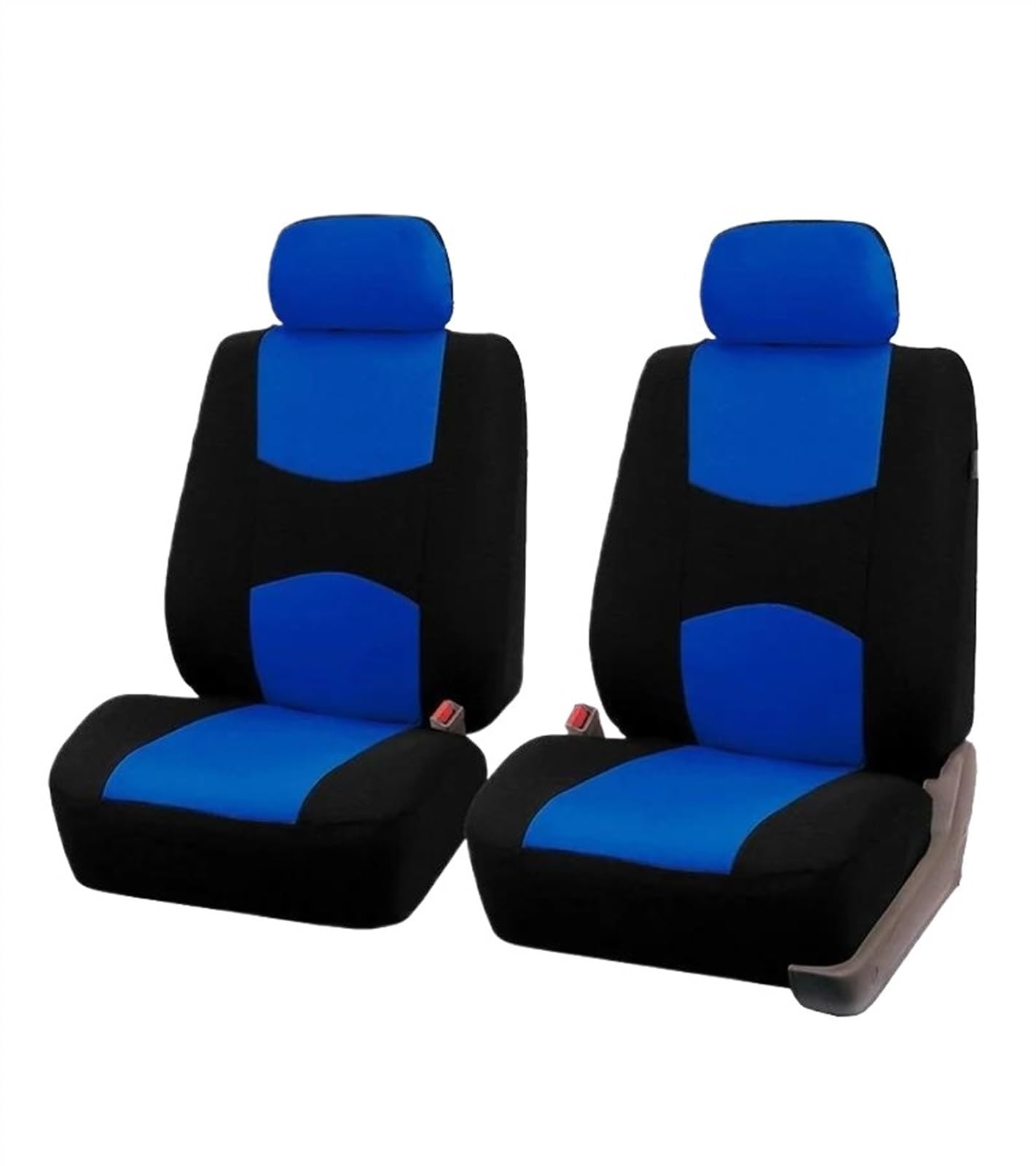 DZSQEGBX Autositzbezüge Universal Fit Full Grey Set Polyesterfaser Für Logan Autositzbezüge Passen Für Die Meisten Autos LKWs SUVs Und Vans Auto Sitzschoner(2pcs-Front Blue) von DZSQEGBX