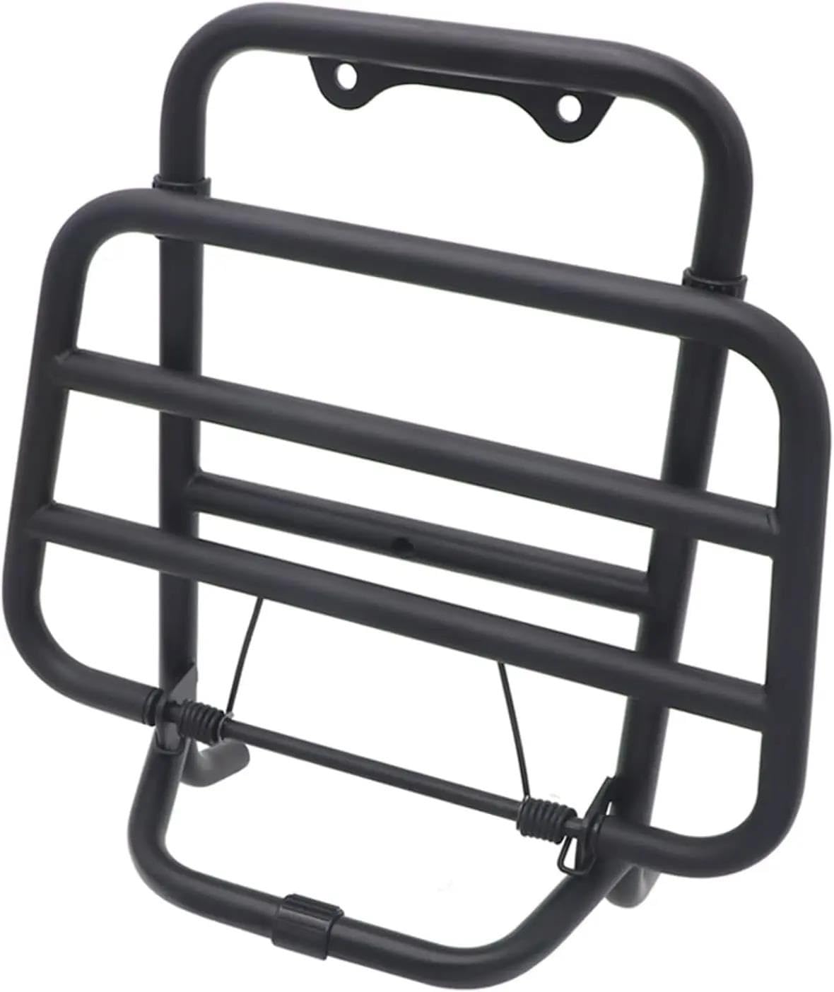 Für Vespa Für GTS 300 2018 2019 2020 2021 2022 2023 Motorrad Vorne Gepäck Rack Front Regal Vorne Gepäck Rack Halterung Heckträger Für Motorräder(Schwarz) von DZSQEGBX