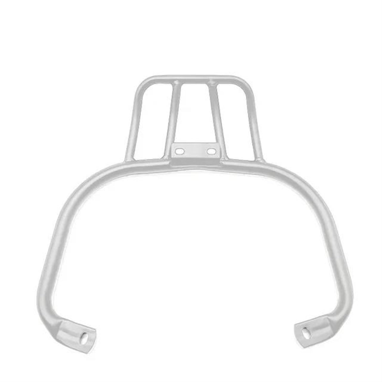 Motorrad-Heckhalterung Sportgepäckträger Für Vespa Für Gts300 Für Gts250 Für Gtv300 2008-2023 Regal Handlauf Handlauf Armlehne Heckträger Für Motorräder(Chrome) von DZSQEGBX