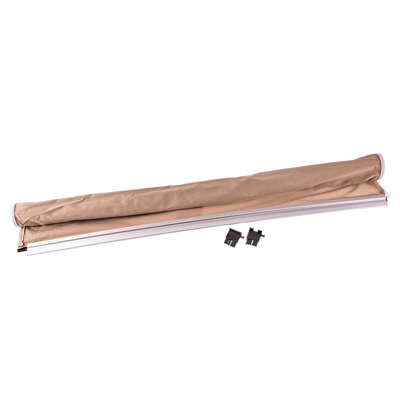 Sonnenblende Auto Dachfenster-Rollladen, Schiebedach-Sonnenschutzvorhang 4L0877307DT38 Für Q7 3.0L 3.6L 4.2L 2007-2016, Vorne Und Hinten Sonnenschutz Auto(Beige Front) von DZSQEGBX