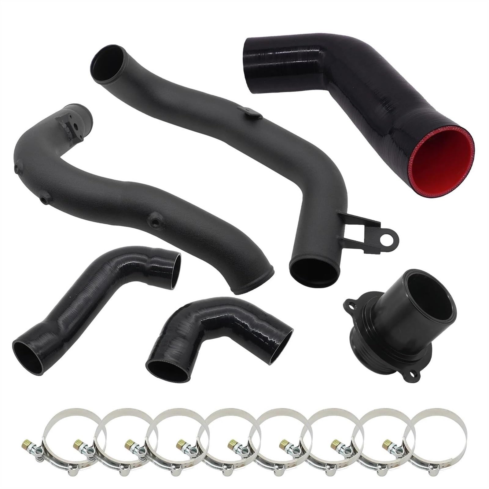 Auto Ansaugschlauch High Flow Intercooler Turbo Charge Pipe Kit Mit Schalldämpfer Löschen Für VW Für Golf Für MK7 GTI MQB EA888 Gen3 1,8 T 2,0 T Luftfilter von DZSQGHGHJJ