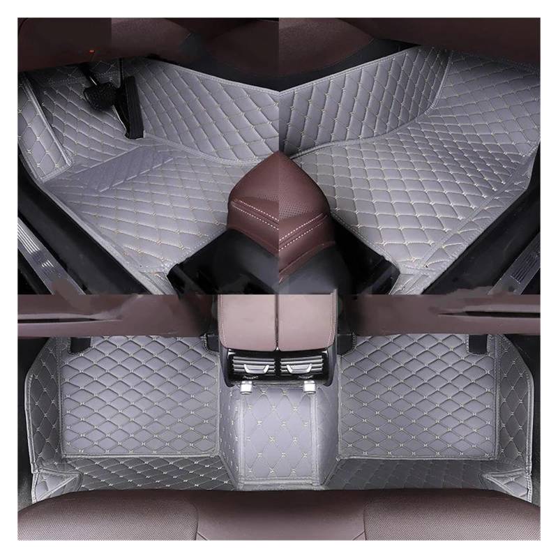 rutschfeste Fussmatten Für Seat Alle Modelle Für Ateca Für Arona Für Ibiza Für Leon Für Toledo Für Leon ST Für Cupra Custom Car Boden Matte Auto Zubehör Autofußmatten(Grey) von DZSQGHGHJJ