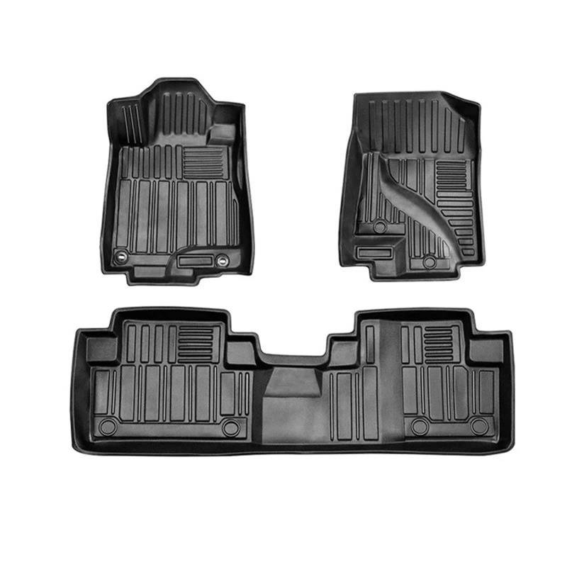 rutschfeste Fussmatten Komplettset 3D TPE LHD-Bodenautomatten Für CR-V Für CRV 2012-2016 Auto-Bodenmatten-Fach Fußpolster Teppichmatten Autozubehör Autofußmatten von DZSQGHGHJJ