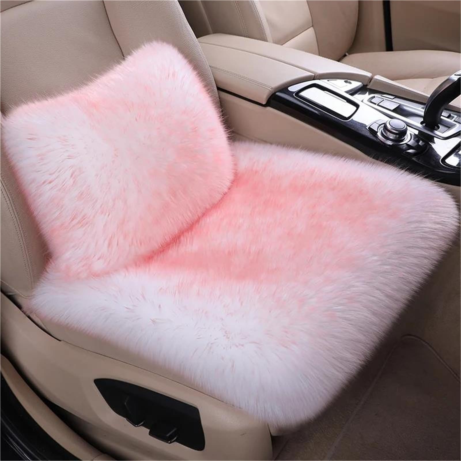 DZSQHDSAF Sitzbezüge Auto Auto Autositzbezüge Set Kissenschutz für Mercedes für Benz W203 W204 W212 W205 W211 Innenzubehör Sitzschoner Auto(Pink Front 2pcs) von DZSQHDSAF