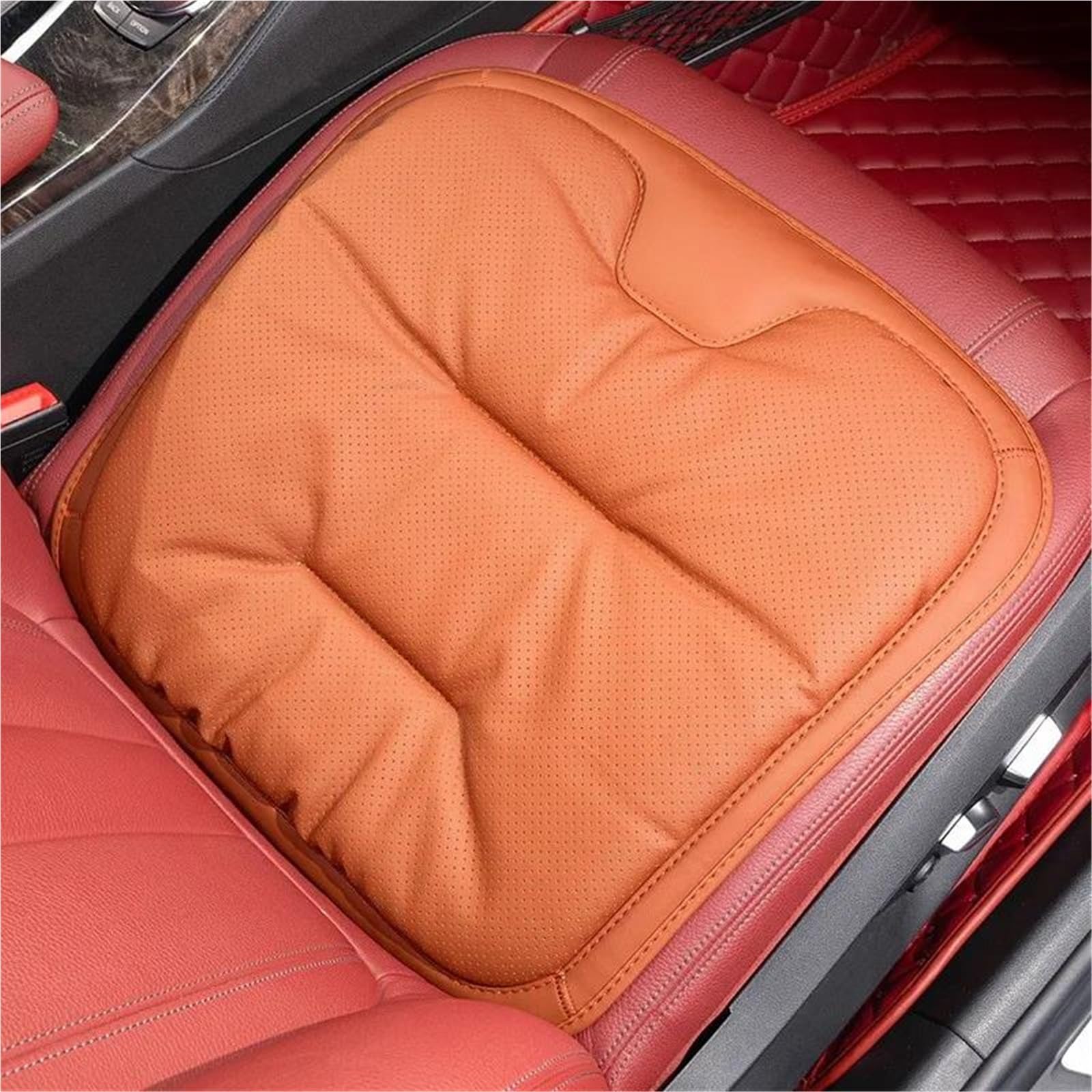 DZSQHDSAF Sitzbezüge Auto Auto Sitz Abdeckung Leder Sitz Schützen Pad Nicht-Slip Auto Sitzkissen Für Infiniti Q50 Q70 QX70 FX35 Q30 g37 QX60 G35 G25 Sitzschoner Auto(OG seat Cushion) von DZSQHDSAF