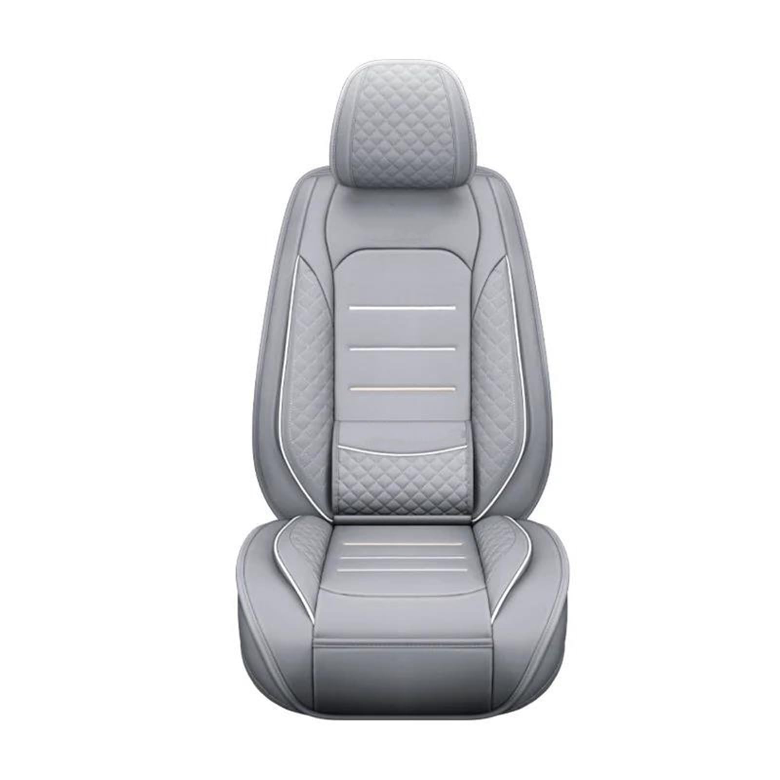 DZSQHDSAF Sitzbezüge Auto Auto Sitzbezug Für Ford Für Focus 2 Für Mondeo Für Mk4 Mk1 Für Mk7 Für Mk3 Für Fusion Für kuga Auto Zubehör Sitzschoner Auto(Grey) von DZSQHDSAF