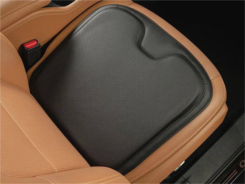 DZSQHDSAF Sitzbezüge Auto Auto Sitzkissen Sitz Schutz Pad Für VW Für Golf 7 Für MK7 Für Golf 8 Für Mk8 Für Tiguan für MK2 Für MK5 Sitzschoner Auto(Schwarz) von DZSQHDSAF