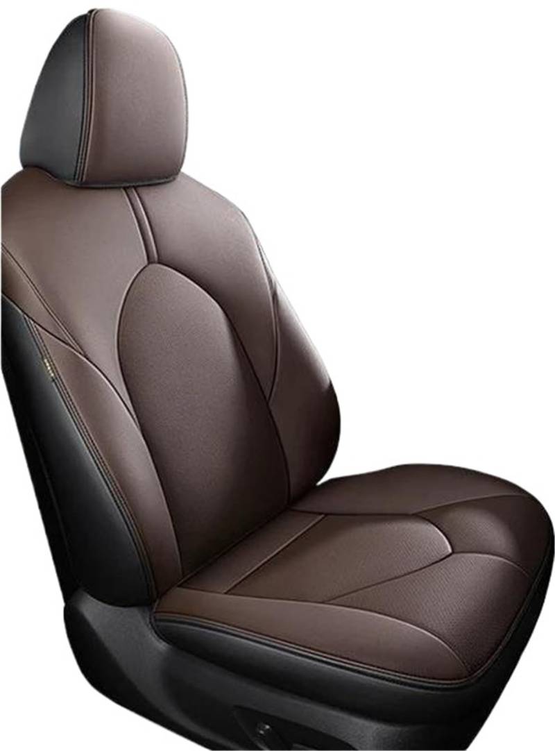 DZSQHDSAF Sitzbezüge Auto Auto Spezielle Sitzbezüge 5 sitze Für Toyota Für Camry 2012 2013 2014 2015 2016 2017 Leder Kissen Auto Sitz Schutz Abdeckung Sitzschoner Auto(Kaffee) von DZSQHDSAF