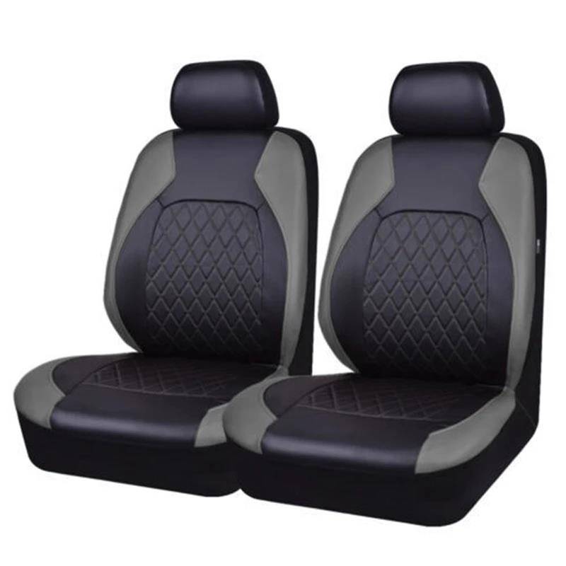 DZSQHDSAF Sitzbezüge Auto Autositzbezüge für E39 F40 F44 I3 X5 X3 G20 Full Surround Autozubehör Sitzschoner Auto(Gray 2pcs) von DZSQHDSAF