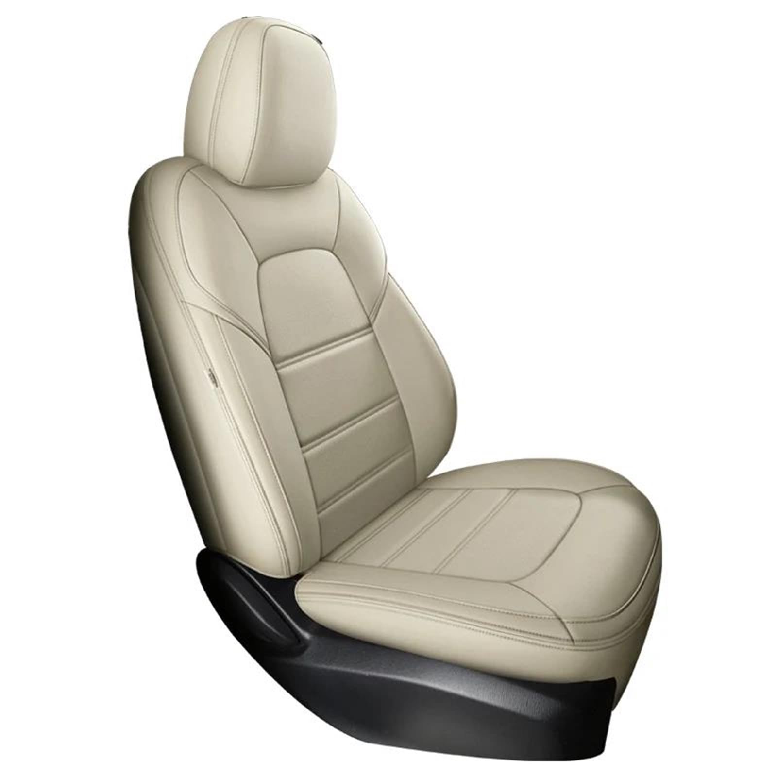 DZSQHDSAF Sitzbezüge Auto Autositzbezüge für Mini für Cooper R56 R53 R50 R60 für Paceman für Clubman für Coupe für Countryman Autozubehör Sitzschoner Auto(Beige) von DZSQHDSAF