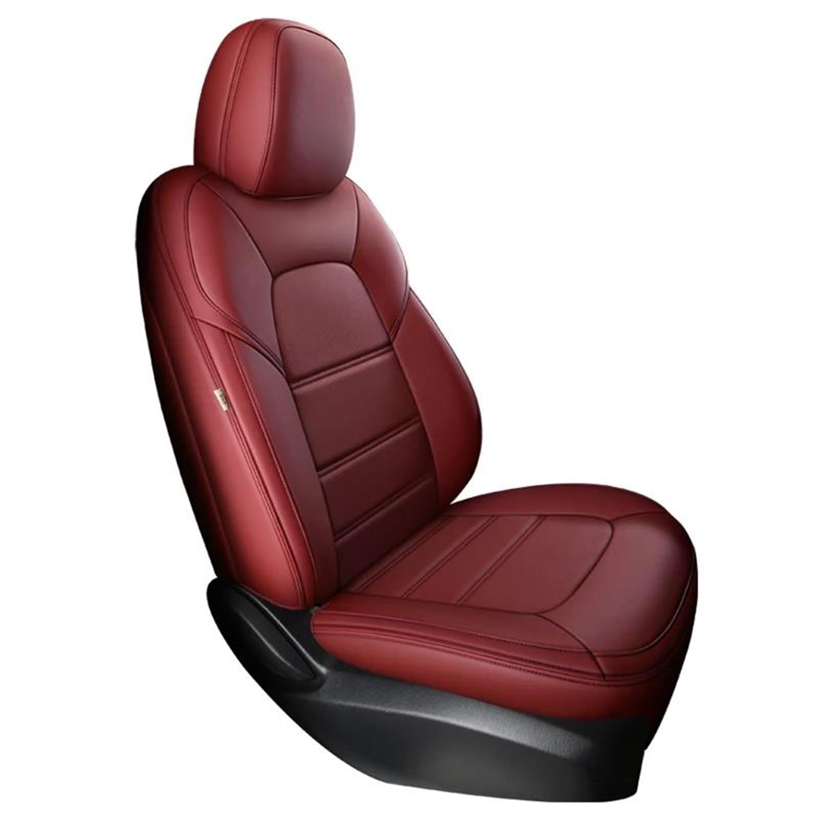 DZSQHDSAF Sitzbezüge Auto Autositzbezüge für Mini für Cooper R56 R53 R50 R60 für Paceman für Clubman für Coupe für Countryman Autozubehör Sitzschoner Auto(WEINROT) von DZSQHDSAF