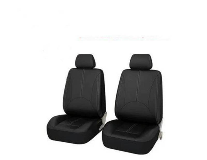 DZSQHDSAF Sitzbezüge Auto Autositzbezug für E39 F40 F44 I3 X5 X3 G20 Full Surround Auto Accsesories Sitzschoner Auto(2pcs-Black) von DZSQHDSAF