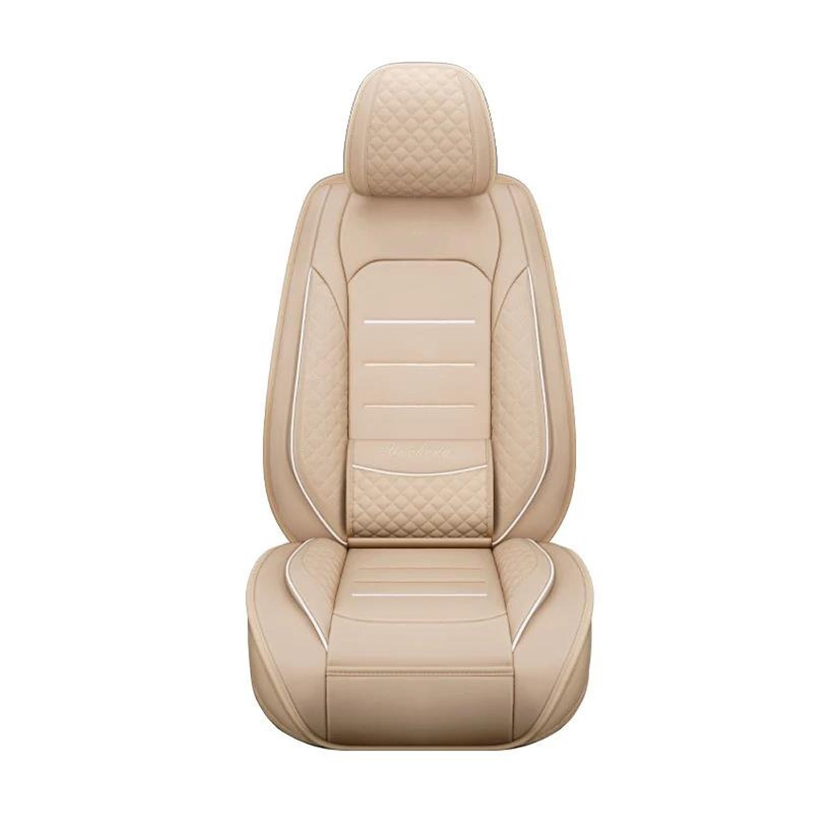 DZSQHDSAF Sitzbezüge Auto Autositzbezug für Fiesta für Explorer 5 S für Max für Ranger für Figo für Transit Autozubehör Sitzschoner Auto(Beige) von DZSQHDSAF