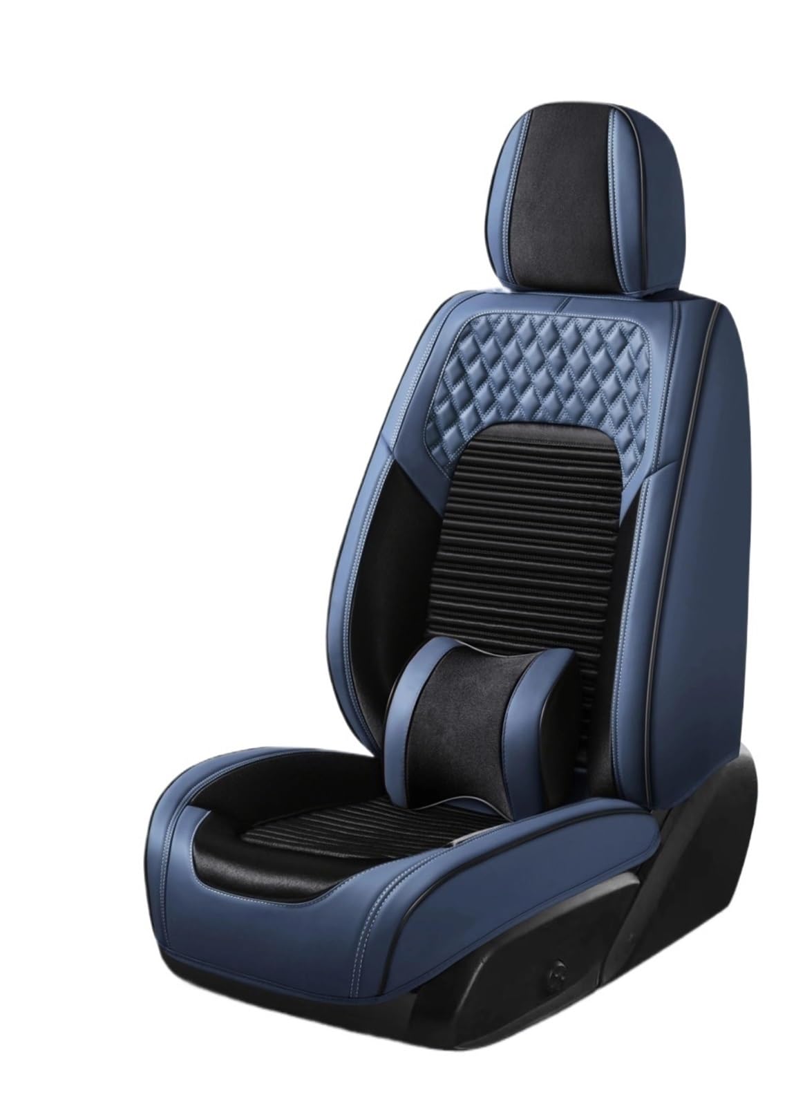 DZSQHDSAF Sitzbezüge Auto Luxus Leder Full Set Autositzbezüge Für Suzuki Für Vitara Innen Zubehör Autositzbezüge Auto Sitzkissen Sitzschoner Auto(Blau) von DZSQHDSAF