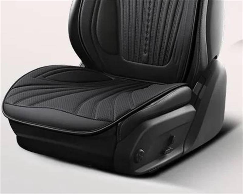 DZSQHDSAF Sitzbezüge Auto Universal Auto Sitzbezug Vier Jahreszeiten Auto Atmungsaktive Sattel Pad Sitzbezüge für Auto Coole Sitze Abdeckung Schutz Zubehör Sitzschoner Auto(Black Front seat) von DZSQHDSAF