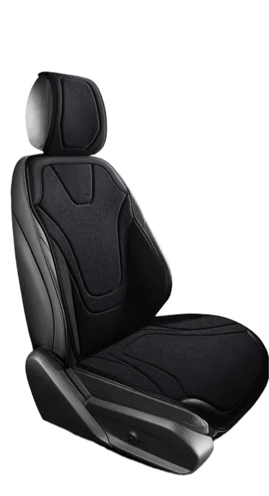 DZSQHDSAF Sitzbezüge Auto Universeller Autositzbezug für Vier Jahreszeiten, atmungsaktive Flachs-Sitzbezüge für Autositze, für Schutz von Autos, Zubehör Sitzschoner Auto(1pc Black seat) von DZSQHDSAF