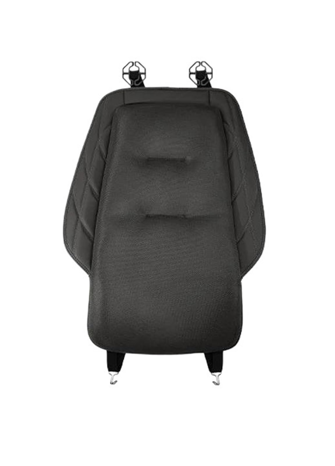 DZSQMLJG Sitzbezüge Auto Atmungsaktives Autositzkissen, Eisseide, rutschfest Für Jeep Für Renegade Für Patriot Für Compass Für Wrangler Für Grand Autositzschoner(Black-Cushion) von DZSQMLJG