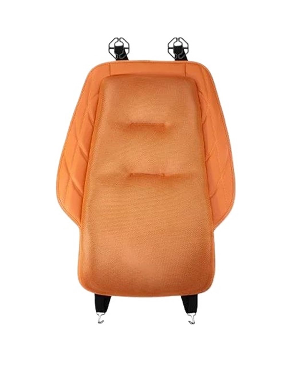 DZSQMLJG Sitzbezüge Auto Atmungsaktives Autositzkissen, Eisseide, rutschfest Für Jeep Für Renegade Für Patriot Für Compass Für Wrangler Für Grand Autositzschoner(Orange-Cushion) von DZSQMLJG