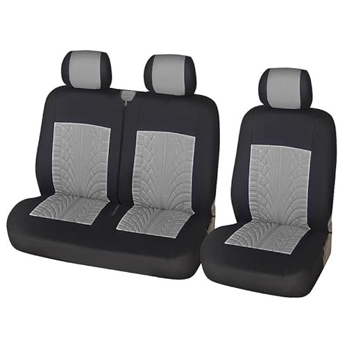 DZSQMLJG Sitzbezüge Auto Autositzbezüge, Bezüge für den Innenraum des Autos, geeignet für Golf VII, Autositzbezüge, Autositzkissen Autositzschoner(Gray 3PCs) von DZSQMLJG