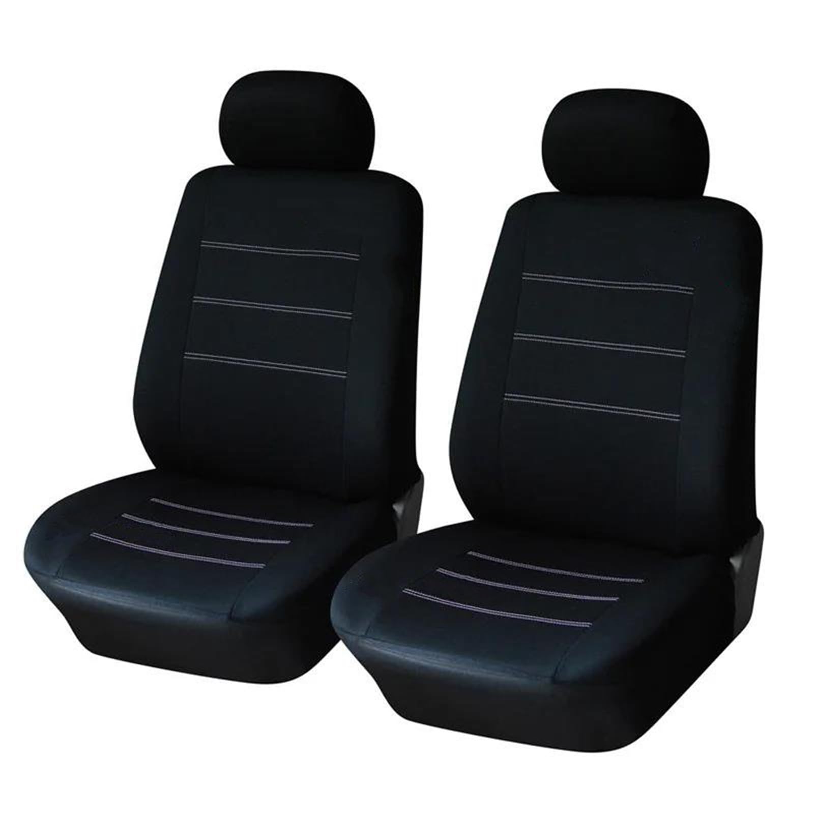 DZSQMLJG Sitzbezüge Auto Autositzbezug, universell passend für die meisten Fahrzeugsitze, Innenzubehör, Schwarze Sitzbezüge Autositzschoner(Front Seat Cover) von DZSQMLJG