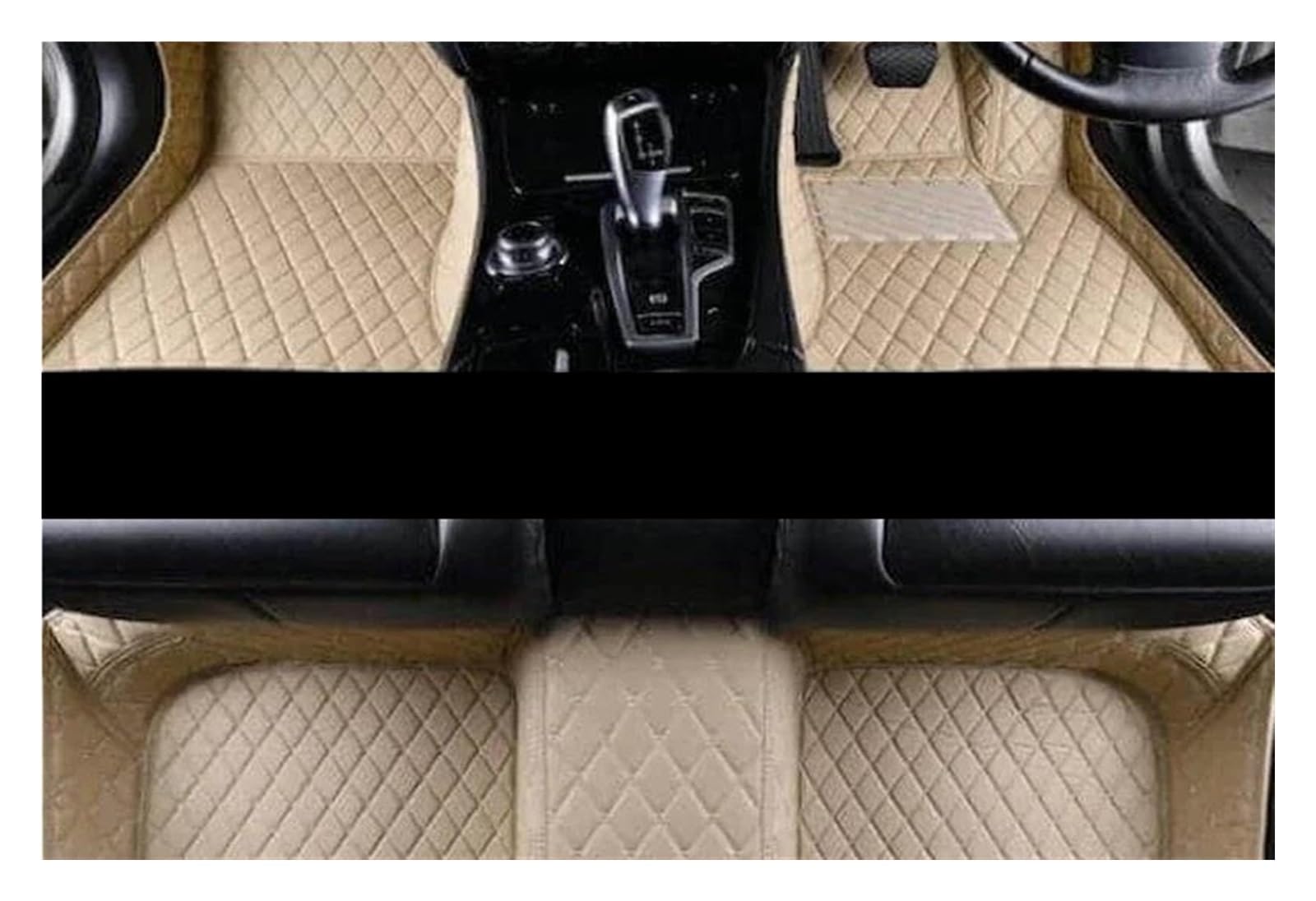 Fußmatten Auto-Fußmatten für Fiesta für Mk6 für Mark VI für Mk7 WS WT WZ 2009-2016 Anti-Schmutz-Pads Autoteppich Rutschfester Autoteppich fussmatten Auto(RHD BEIGE) von DZSQMLJG