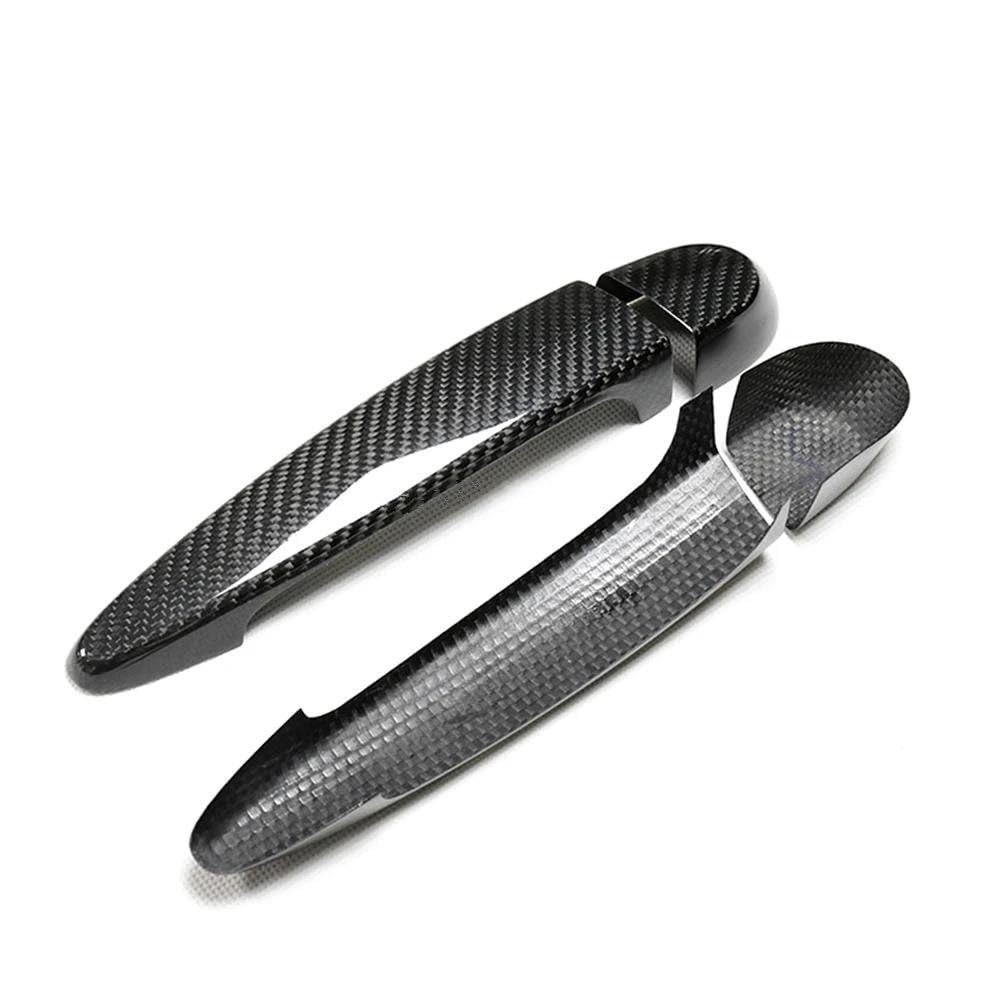 Auto-Außentürgriff Für 2 Serie F22 F23 2014-2015 Auto Zubehör Carbon Faser Türgriff Abdeckung Rahmen Aufkleber Außen Trim mit Licht Loch Außentürgriff(2 DR) von DZSQOMHGD