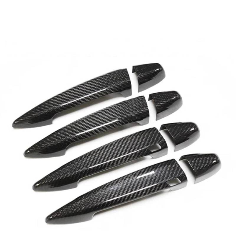 Auto-Außentürgriff Für 2 Serie Für Aktiv Für Tourer F45 Für Gran Für Tourer F46 2013-2019 Auto Carbon Faser türgriff Abdeckung Rahmen Aufkleber Außentürgriff(4 DR-2 SENSORS) von DZSQOMHGD