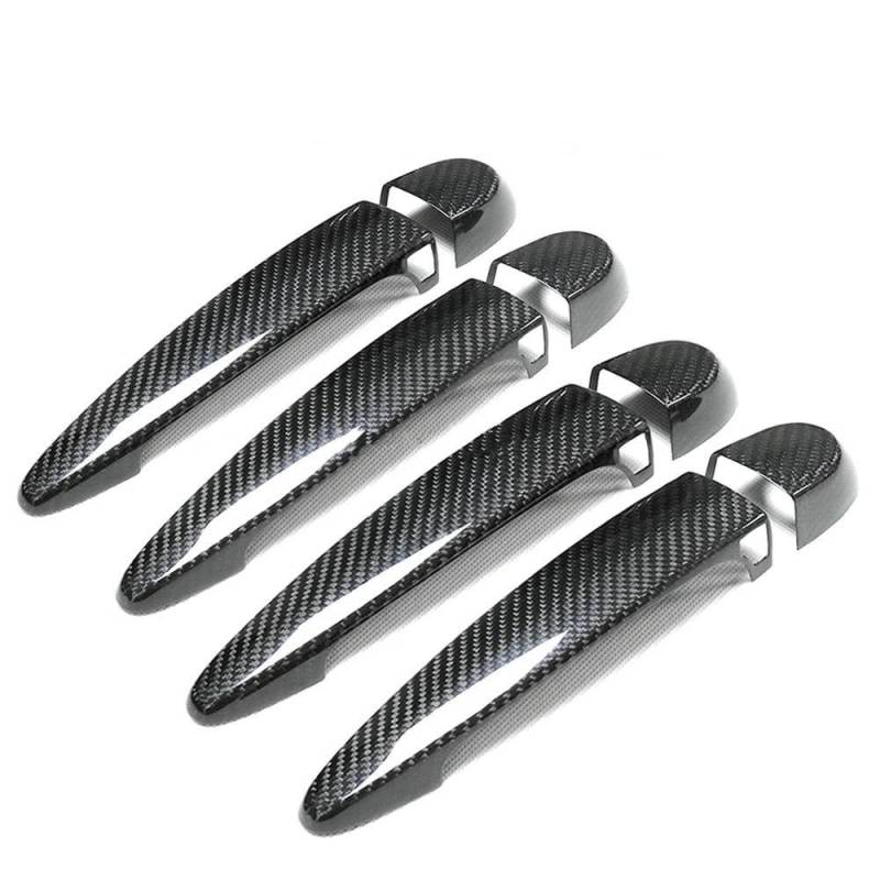 Auto-Außentürgriff Für 3 Serie E90 E92 E93 F30 F35 2005-2015 Auto Zubehör Carbon Faser Türgriff Abdeckung Rahmen Aufkleber Trim Außentürgriff(4 DR-4 SENSORS) von DZSQOMHGD