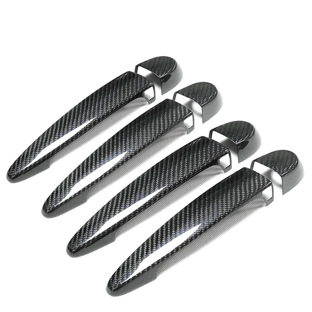 Auto-Außentürgriff Für 3 Serie GT F34 2013-2019 Auto Zubehör Carbon Faser Türgriff Abdeckung Rahmen Aufkleber Außen Trim Außentürgriff(4 DR-4 SENSORS) von DZSQOMHGD