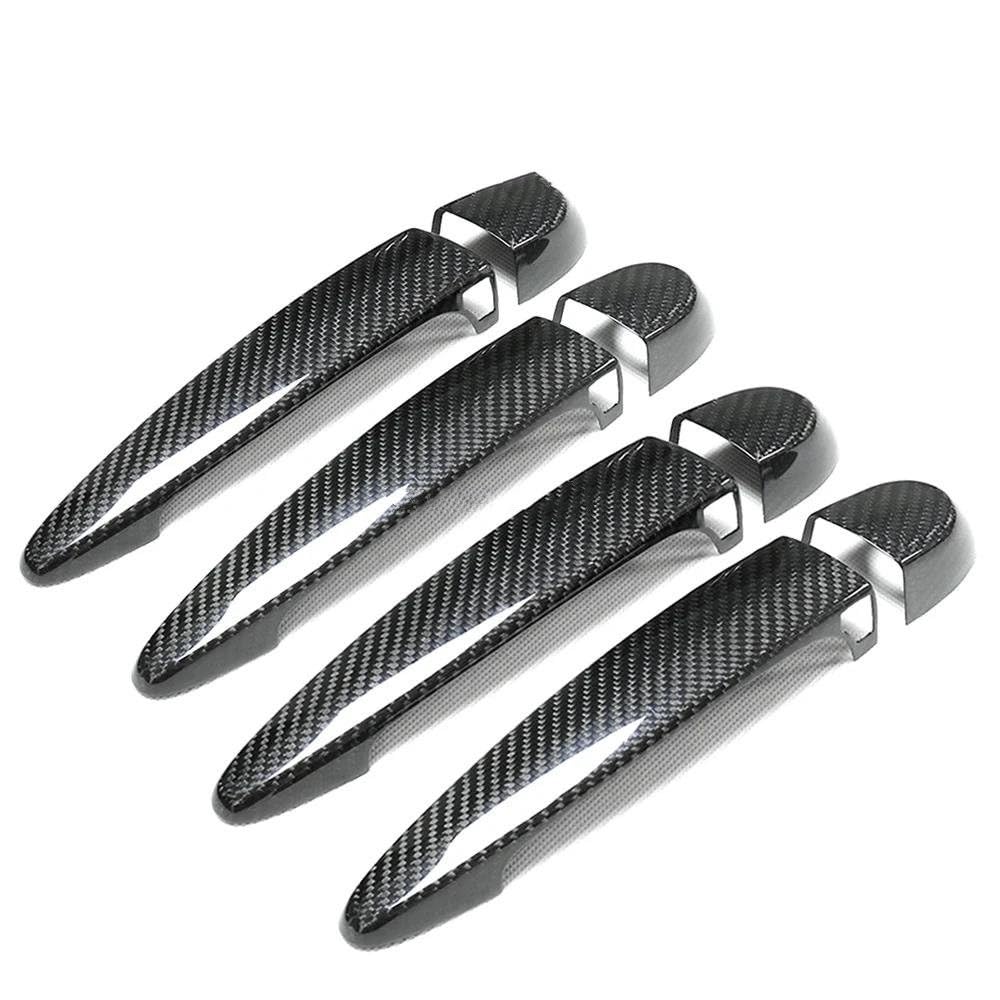 Auto-Außentürgriff Für 4 Serie F32 F33 F36 2014-2019 Auto Zubehör Real Carbon Fiber Türgriff Abdeckung Rahmen Außen Trim Außentürgriff(4 DR-4 SENSORS) von DZSQOMHGD