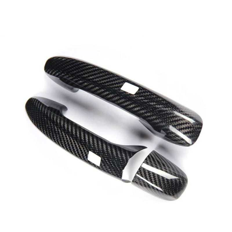 Auto-Außentürgriff Für Mercedes Für Benz C-Klasse W205 2015-2021 Auto Zubehör Real Carbon Fiber Türgriff Abdeckung Rahmen Aufkleber außen Trim LHD Außentürgriff(2 DR-2 SENSORS) von DZSQOMHGD