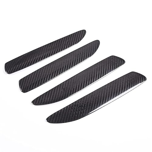 Auto-Außentürgriff Für Taycan 2019 2020 2021 2022 Dry Carbon Fiber Auto Außentür Griff Abdeckung Trim Zubehör, 4PCS Außentürgriff von DZSQOMHGD