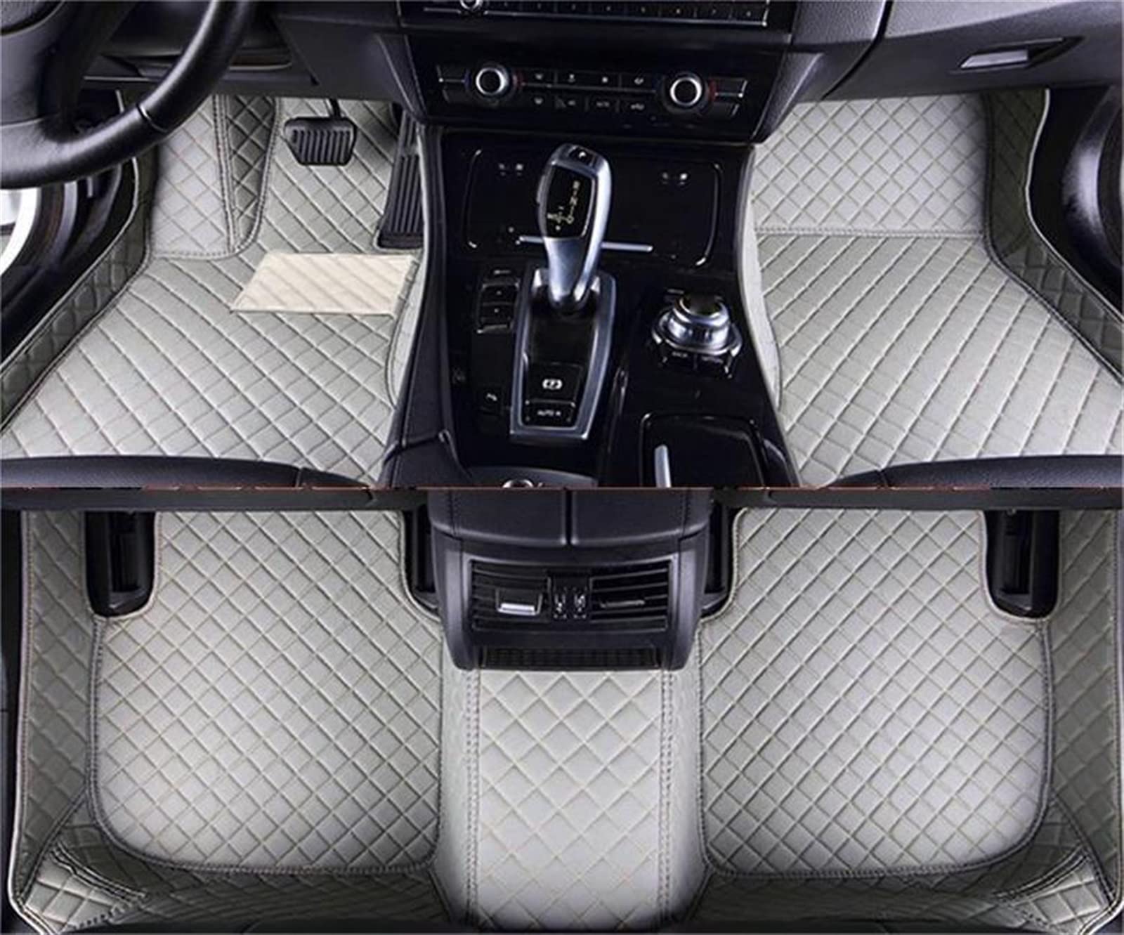 Fußraummatten Auto-Fußmatten Custom Auto Foot Pads Automobil Teppichabdeckung Innenausstattung Für Peugeot 301 2014 2015 2016 2017 2018 Auto-Schondecke(Grey) von DZSQOMHGD