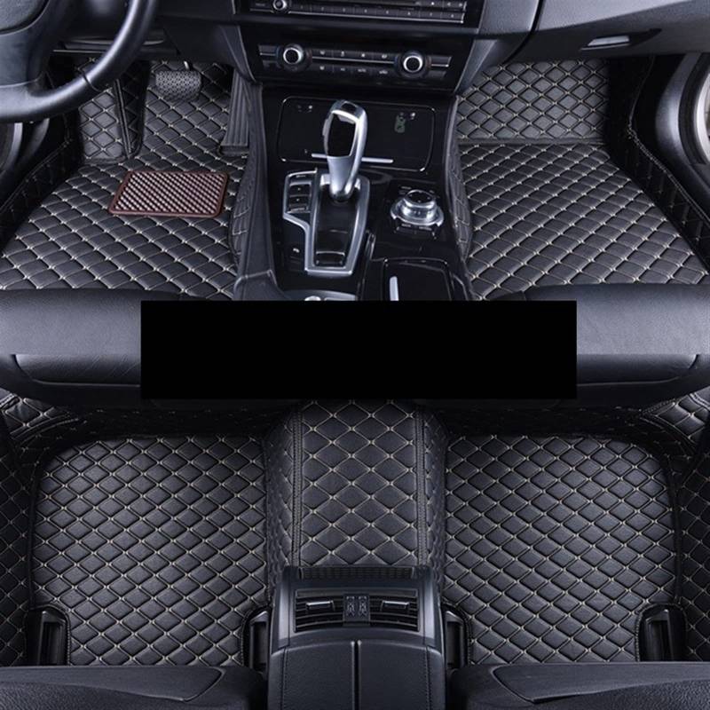 Fußraummatten Auto-Fußmatten Teppiche wasserdichte Benutzerdefinierte Innenausstattung Fußmatten Auto Protect Pedale Pads Für Infiniti Q50 2014 2015 Auto-Schondecke(LHD 3pcs blk beige) von DZSQOMHGD