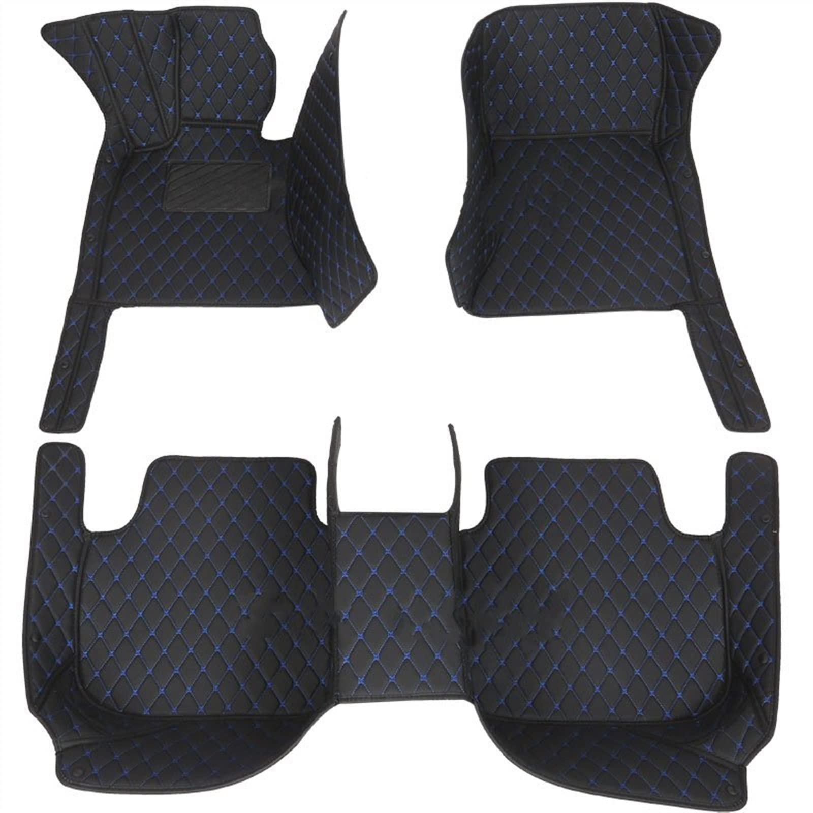 Fußraummatten Leder 3D-Innenteile Custom Mats Mit Taschen Boden Teppich Teppiche Zubehör Für Chrysler 300c 2006-2008 Auto-Schondecke(8) von DZSQOMHGD