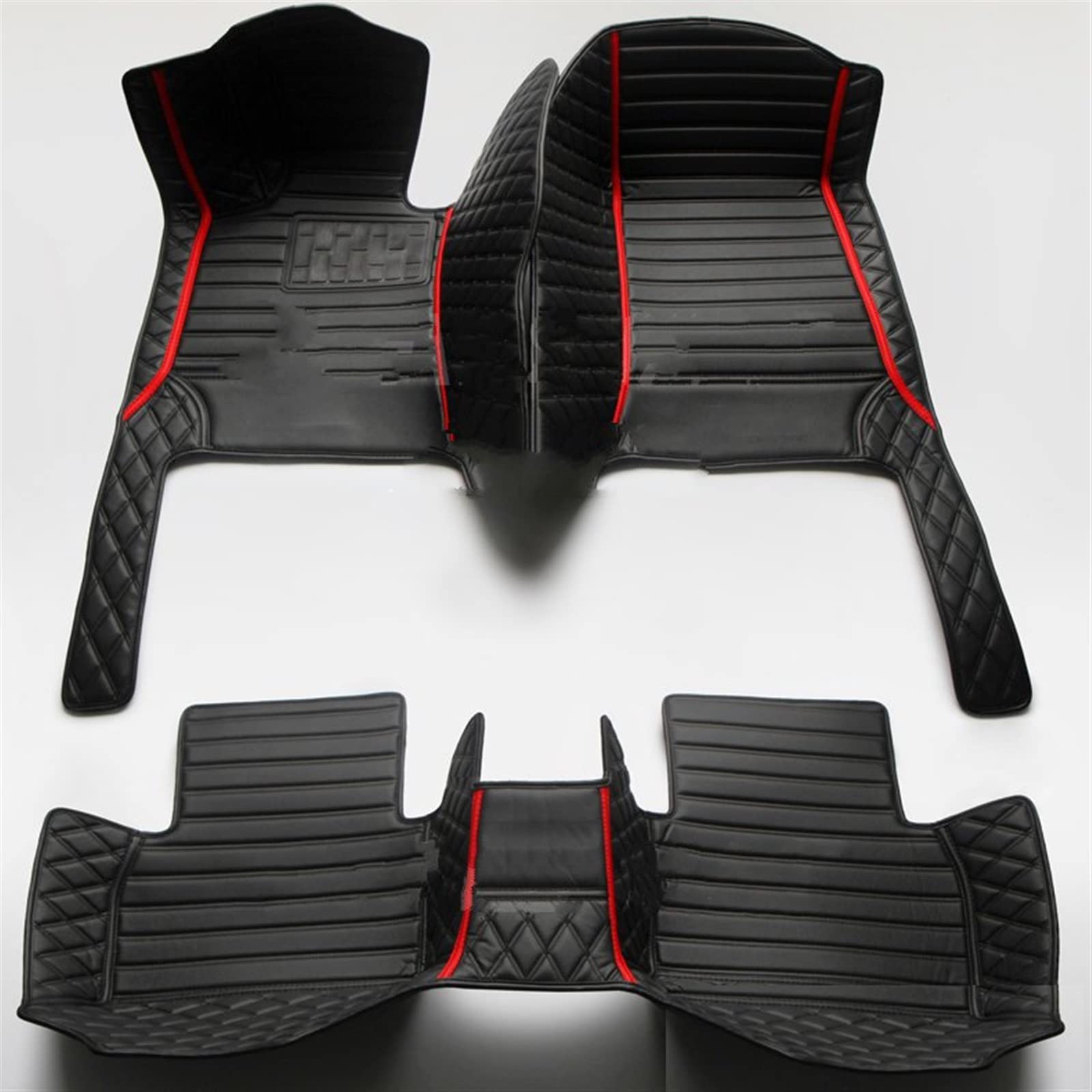 Fußraummatten Luxus Leder 3D RHD Lhd Custom Car Mats Mit Taschen Boden Teppich Teppiche Zubehör Für Mazda 6 Gg 2002 2003 2004 2005 2006 Auto-Schondecke(4) von DZSQOMHGD