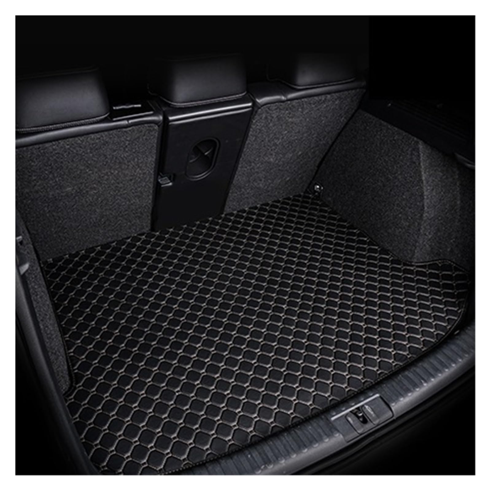 Auto Kofferraummatte Maßgeschneiderte Leder-Kofferraummatte Für Cadillac XT5 2016–2020 Cargo-Matte Zubehör Für Den Innen-Kofferraum Kofferraummatten(B Beige,1pc) von DZSQOSJB