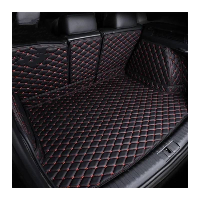 Kofferraumwanne Für Toyota Für C-HR 2016-heute Gepäck Pad Schutz Custom SUV Full Inclusive Kofferraum Matte Anti Rutsch Matte(Schwarz Rot) von DZSQOSJB