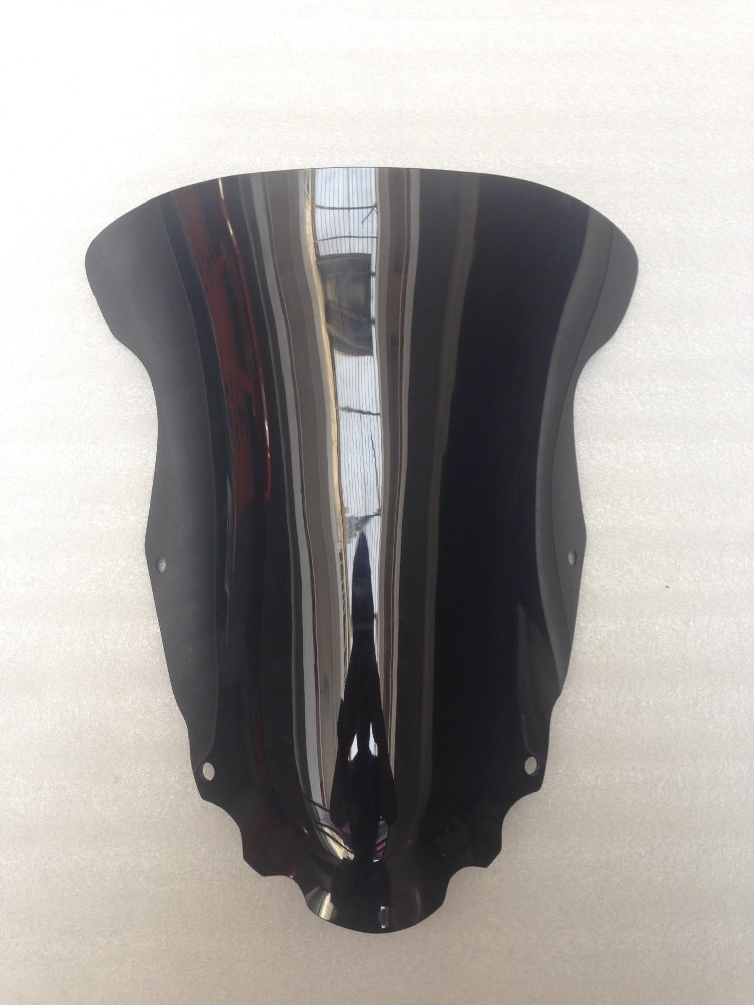 Spoiler Aufsatz Für KLR650 2008-2015 Motorrad Windschutzscheibe Front Luftstrom Deflektor Wind Bildschirm Motorrad Windabweiser(Schwarz) von DZSQOSJB