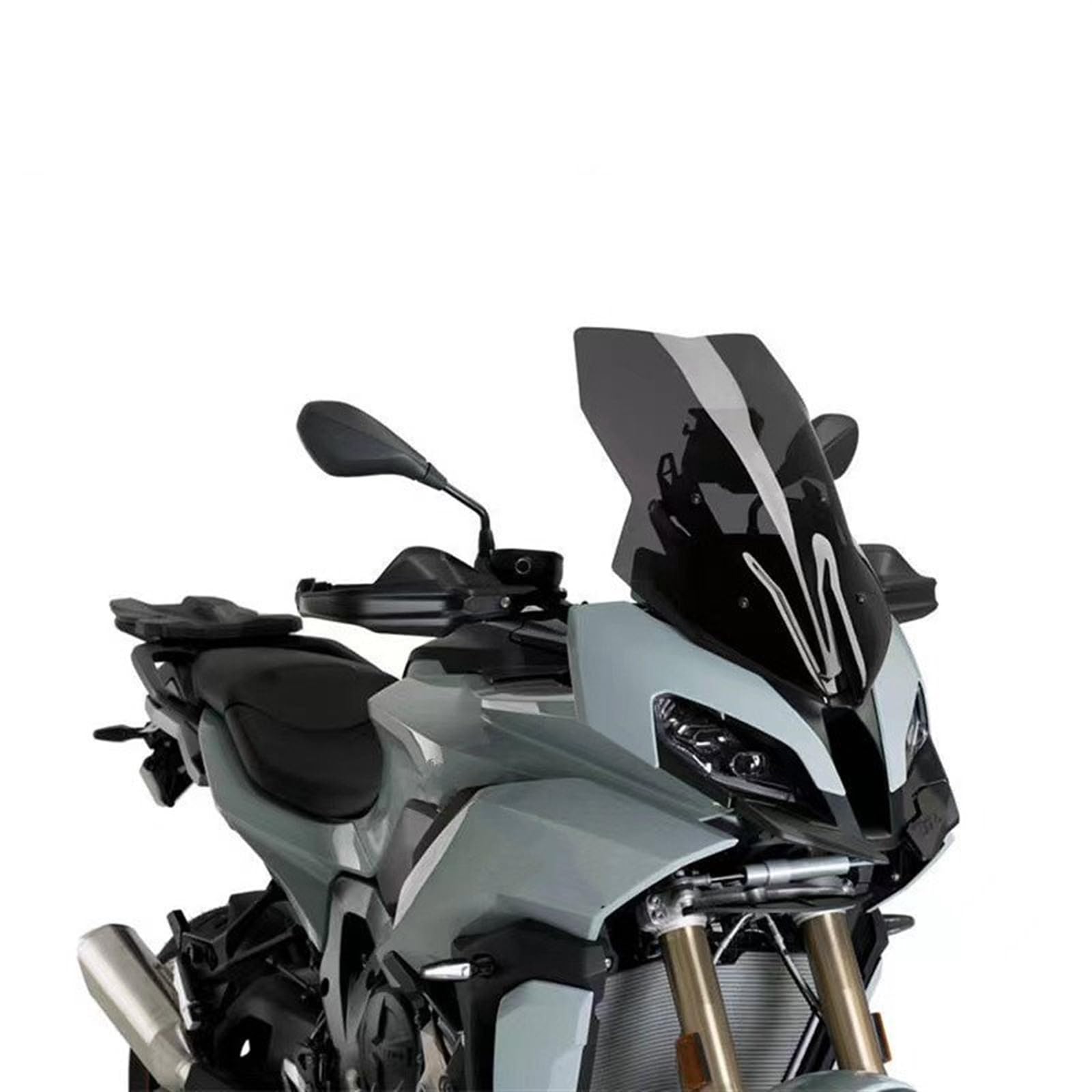 Spoiler Aufsatz Für S1000XR 2015-2019 2020-2023 Verdicken Windschutzscheibe Windschutz Windabweiser Motorrad Windabweiser(Dark gray B) von DZSQOSJB
