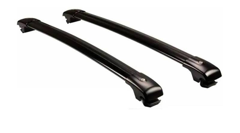 Dachgepäckträger 2Pcs Schwarz Aluminium Abschließbare Dachreling Rack Kreuz Bars Querstangen Für Seat Für Ateca 2016 2017 2018 2019 2020 2021 2022 2023 Dachteile von DZSQPMFG