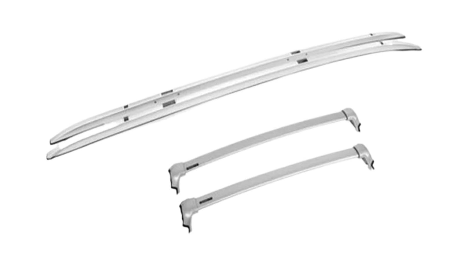 Dachgepäckträger 4 Stücke Aluminium Dachreling Rack Querstange Querlatte Für CRV Für CR-V 2017 2018 2019 2020 2021 2022 Dachteile von DZSQPMFG