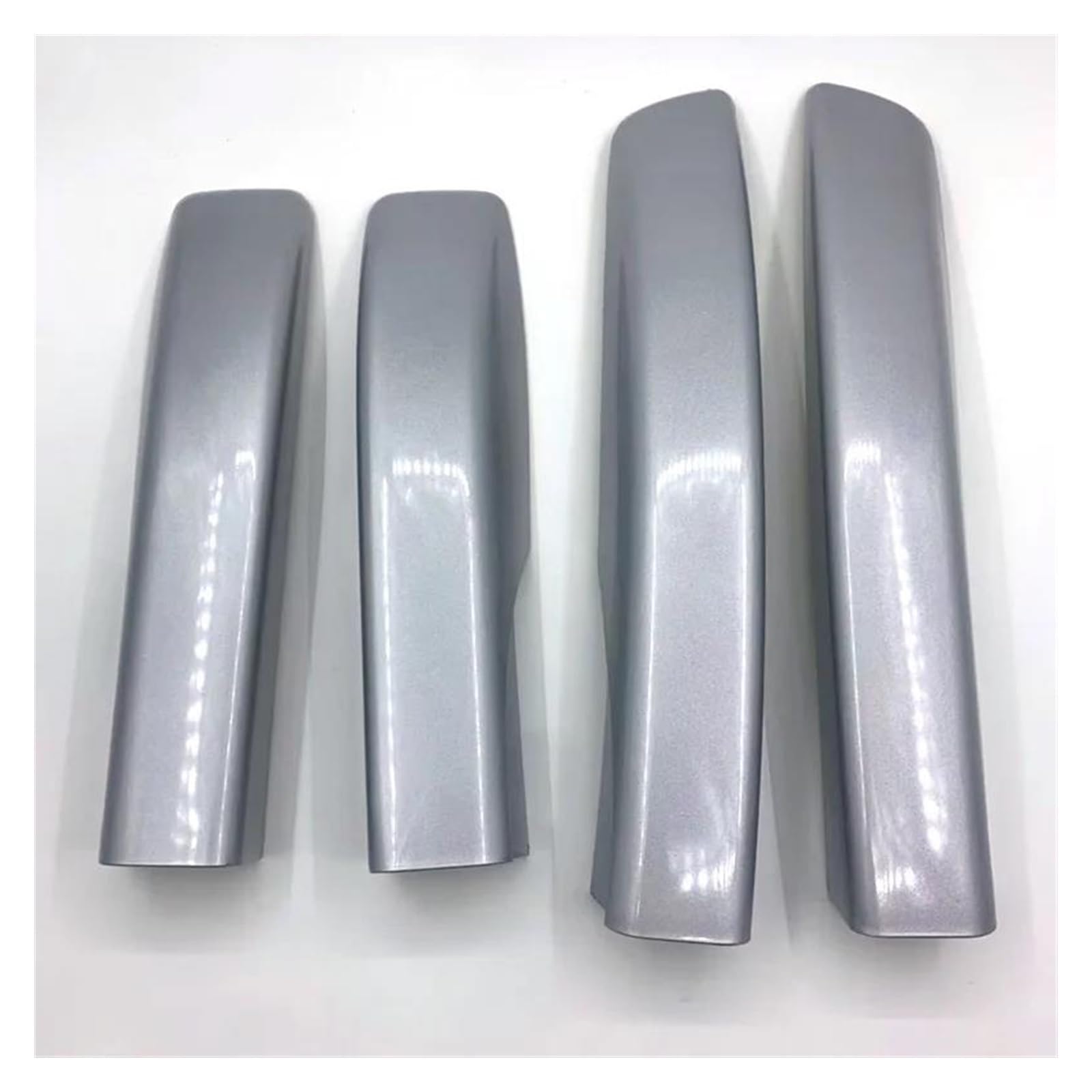 Dachgepäckträger Silber Schwarz Dachträger Gepäckträger Für Mitsubishi Für ASX 2013-2018 Auto Zubehör Bar Schiene End Kappe Trim Abdeckung Shell Dachteile(Silver 1Set) von DZSQPMFG