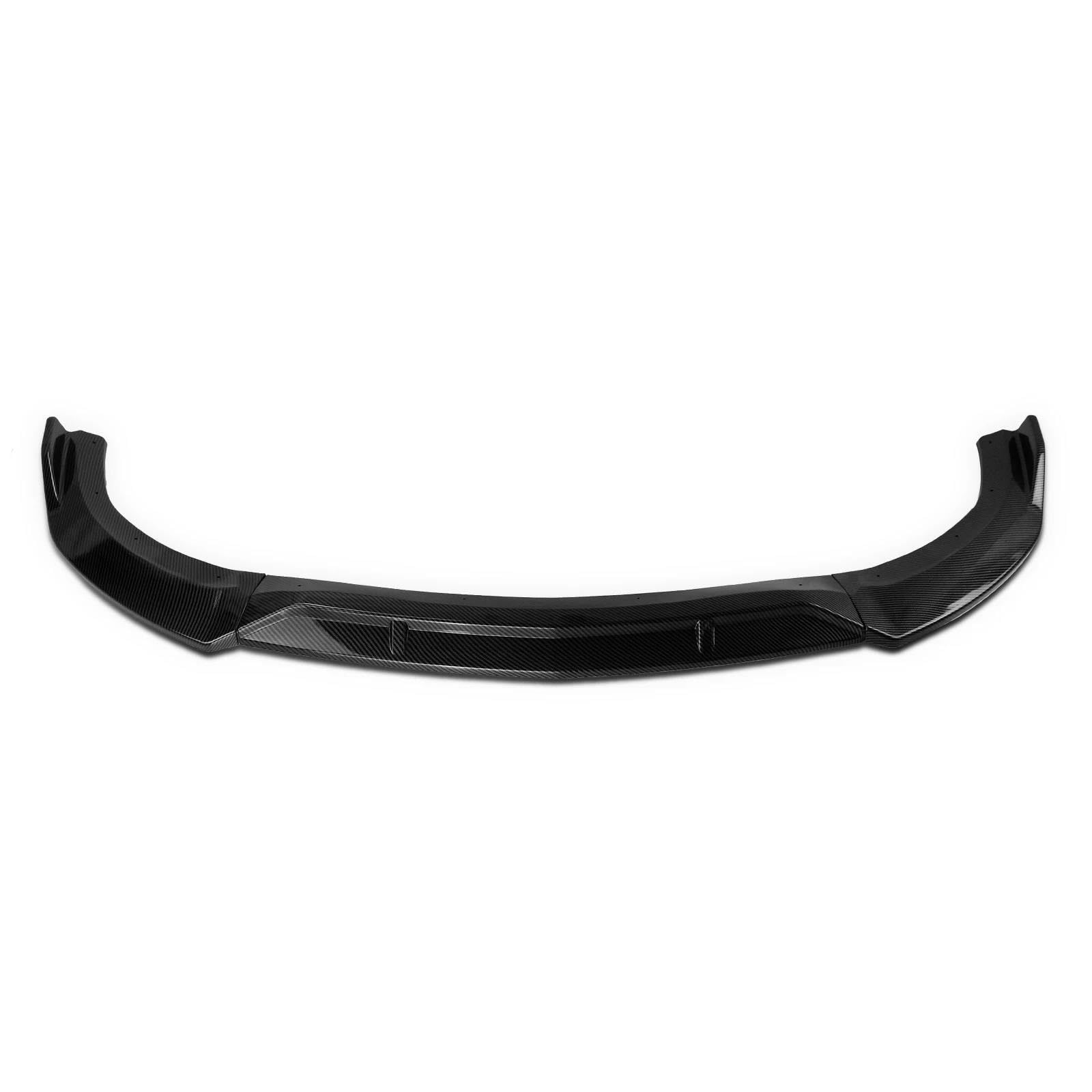 Frontspoiler Für Mercedes Für Benz W212 E250 E350 E400 E550 Limousine 2014-2016 Auto Frontspoilerlippe Splitter Schutzplatte Splitter(Kohlenschwarz) von DZSQPMFG