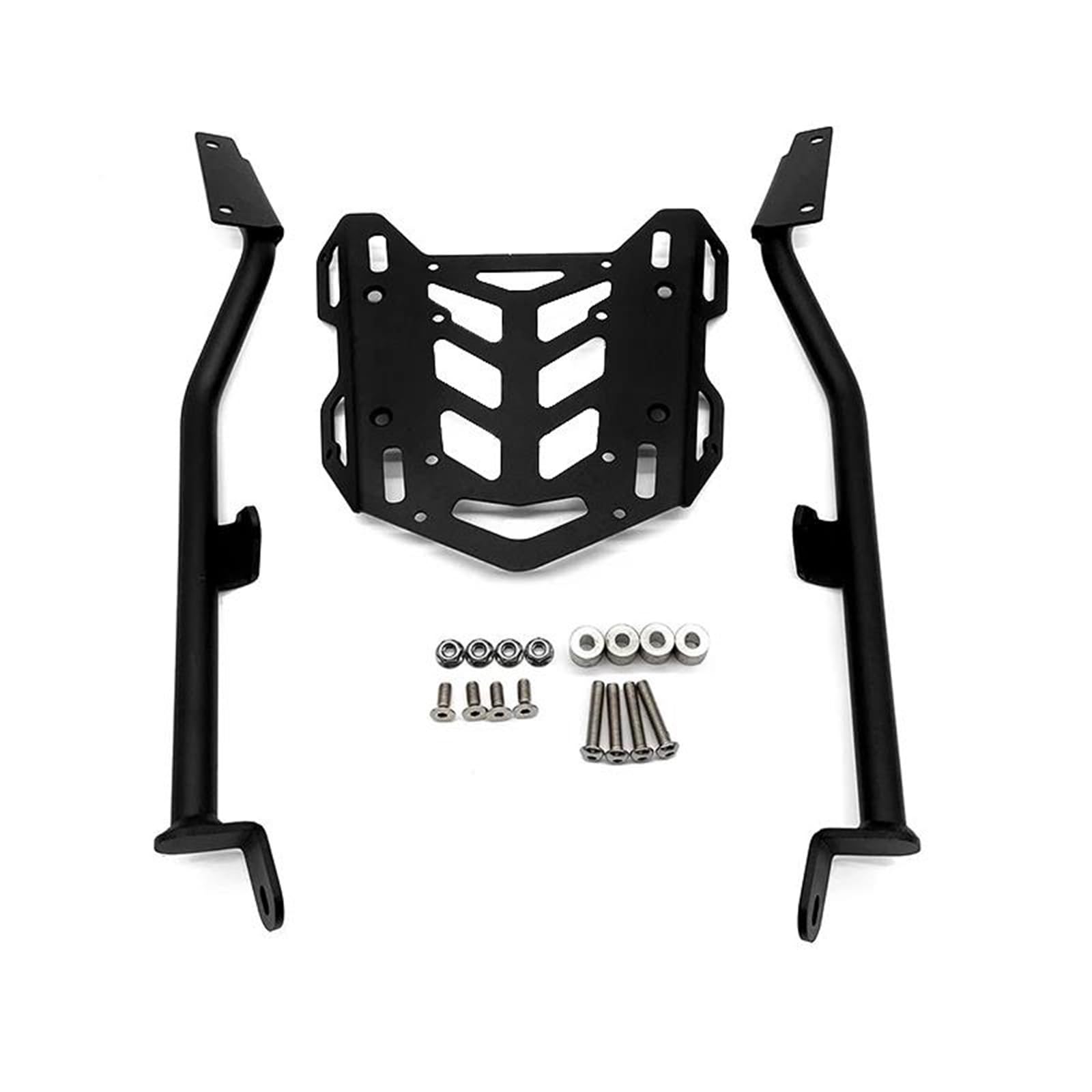 Gepäckträger Für MT-09 SP Für FZ-09 2021-2023 Motorrad-Heckträger Gepäckträger Träger Regal Top Box Halter Stützhalterung Motorrad Hinten Sitz Rack von DZSQPMFG